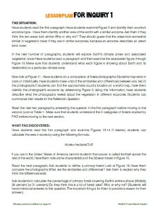 PDF preview for the Inquiry 1 lesson plan