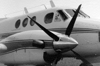 An airplane