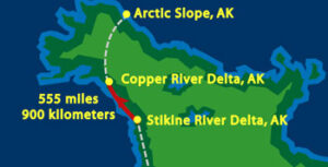 Map to Cooper River Delta