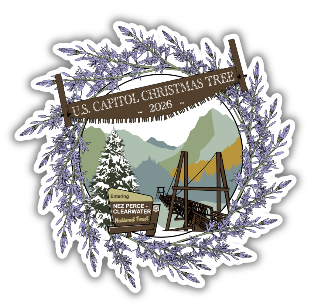 The 2026 Capitol Christmas Tree logo
