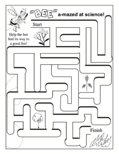 Bee A Fire Scientist Maze
