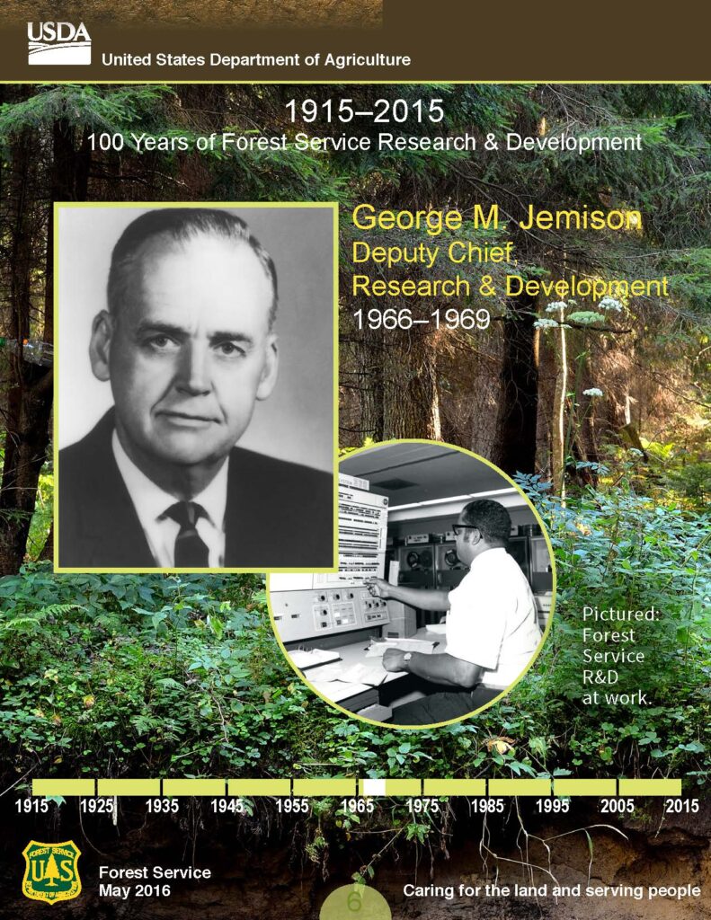 Front cover of Geirge M. Jemison Collector Card