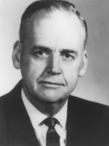 A black and white portrait of George Jemison
