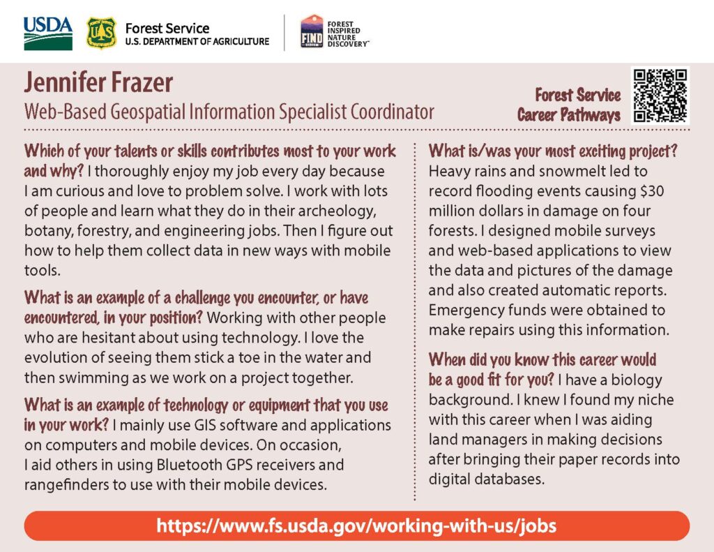 Back cover of Jennifer Frazer Collector Card