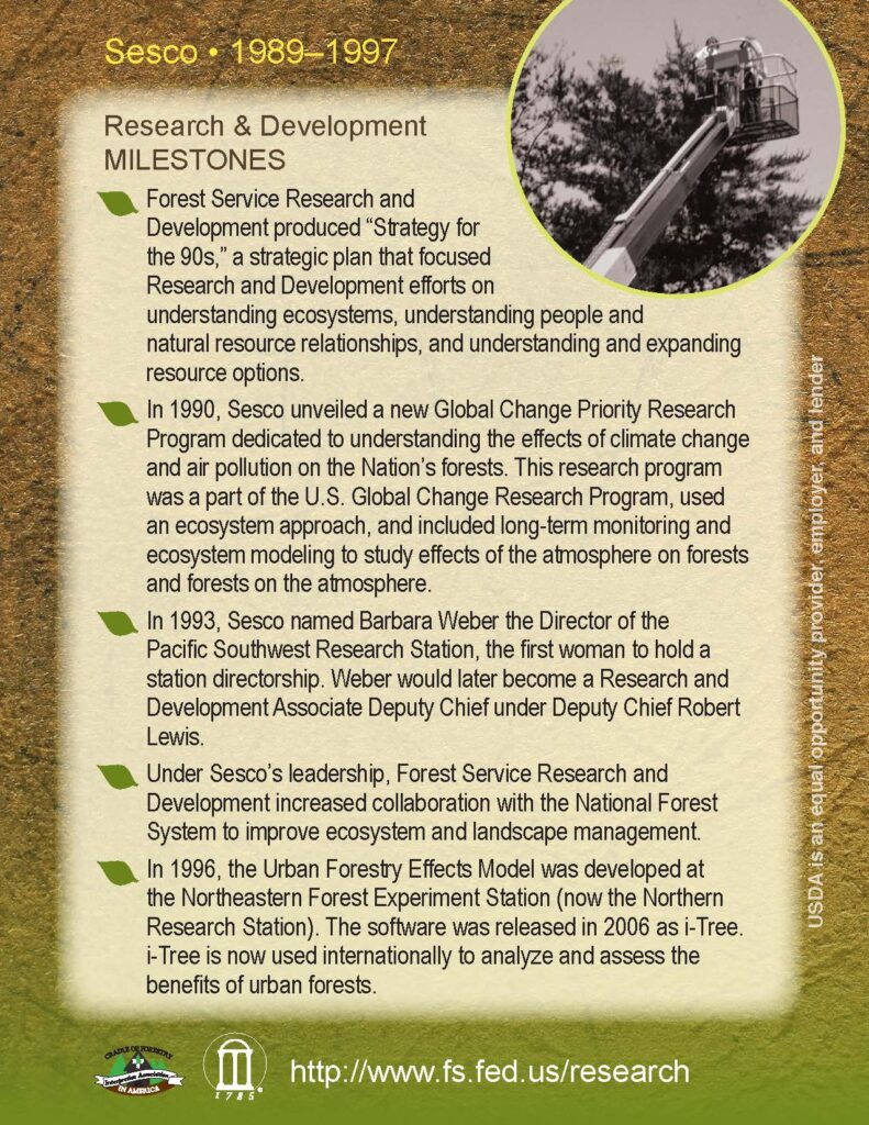 Back cover of Jerry A. Sesco Collector Card