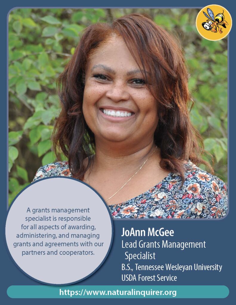 Front cover of JoAnn McGee Collector Card