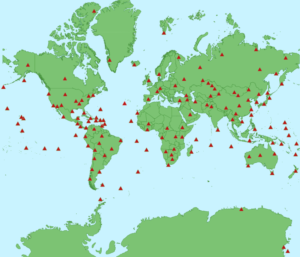 A map of the Global Seismographic Network 