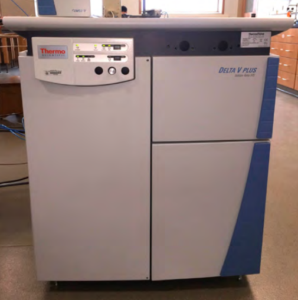 A mass spectrometer in a lab.