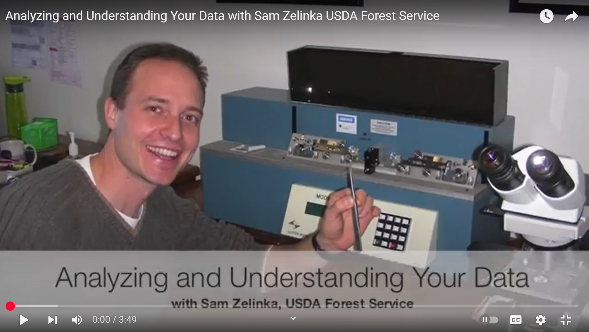 Analyzing and Understanding Your Data with Sam Zelinka USDA Forest ...