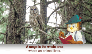 A screenshot of one frame of the Hoagland video read-along showing how the text is boldfaced as the narrator reads.