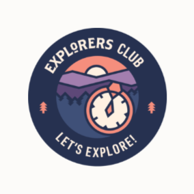 Explorers Club logo with the tagline "Let's Explore!"