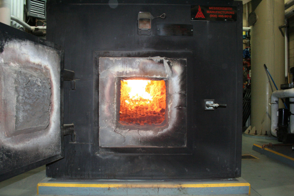 Wood burning boiler