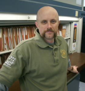 Dr. Woodall in an office