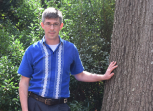 Portrait of Gregory Frey in the forest