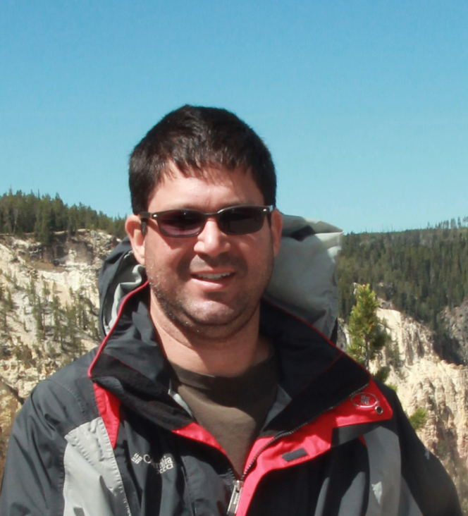 Portrait of Javier Mercado in the mountains