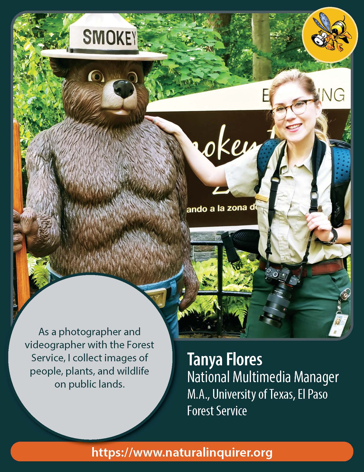 Front of Tanya Flores career card