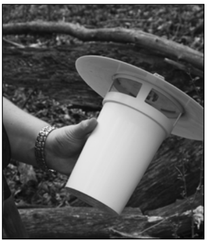 A pitfall trap