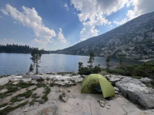 A Lake in the Sierra Nevada Mountains